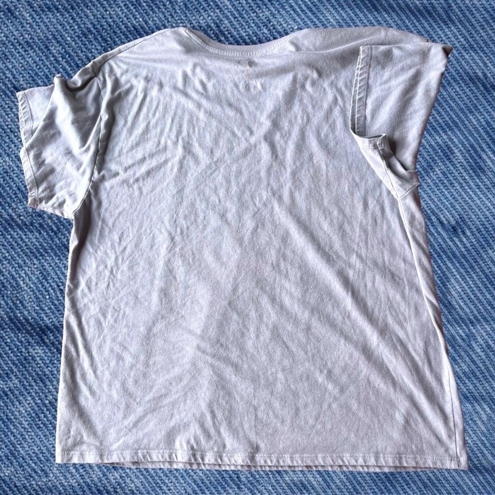 AC/DC Mens Jailbreak 74 Graphic T-Shirt XL Baby‎ Blue Band Tee Distressed Grunge - Picture 2 of 6